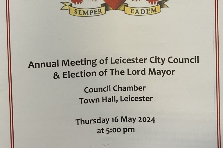 Leicester Mayor Making 15th May 2024