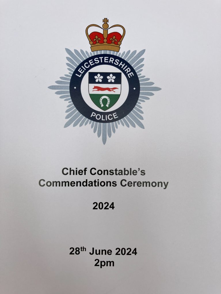 Leics Police CC Commendations Ceremony 28th June 2024