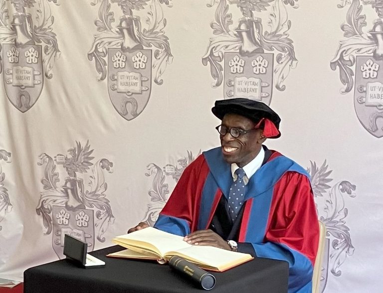 Prof Ivan Browne at Leicester Graduation